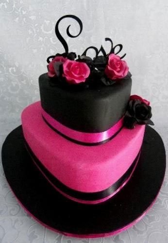 gateau de mariage love